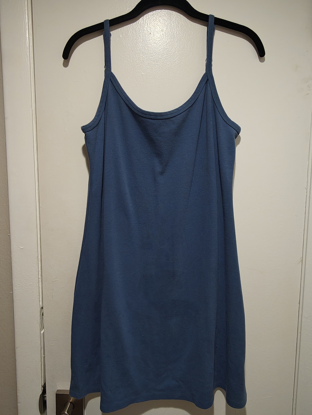 American Eagle Slate Blue Cami Mini Tank Dress (XL)